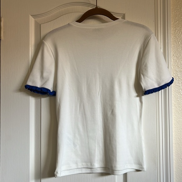 NWT-Zara Top w/crochet trim - Picture 5 of 5